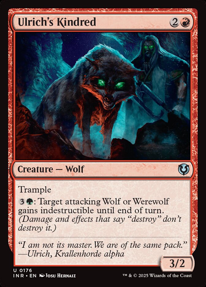 Ulrich's Kindred card front
