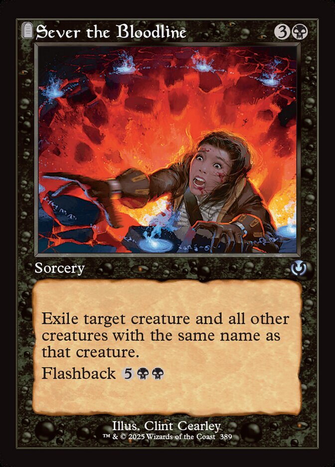 Sever the Bloodline card front