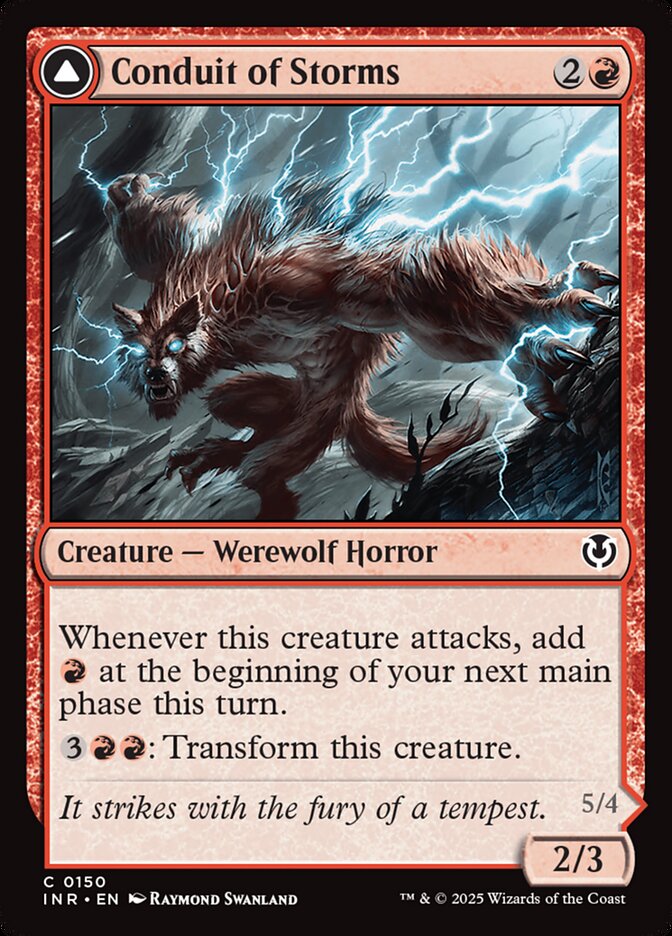 Conduit of Storms card front