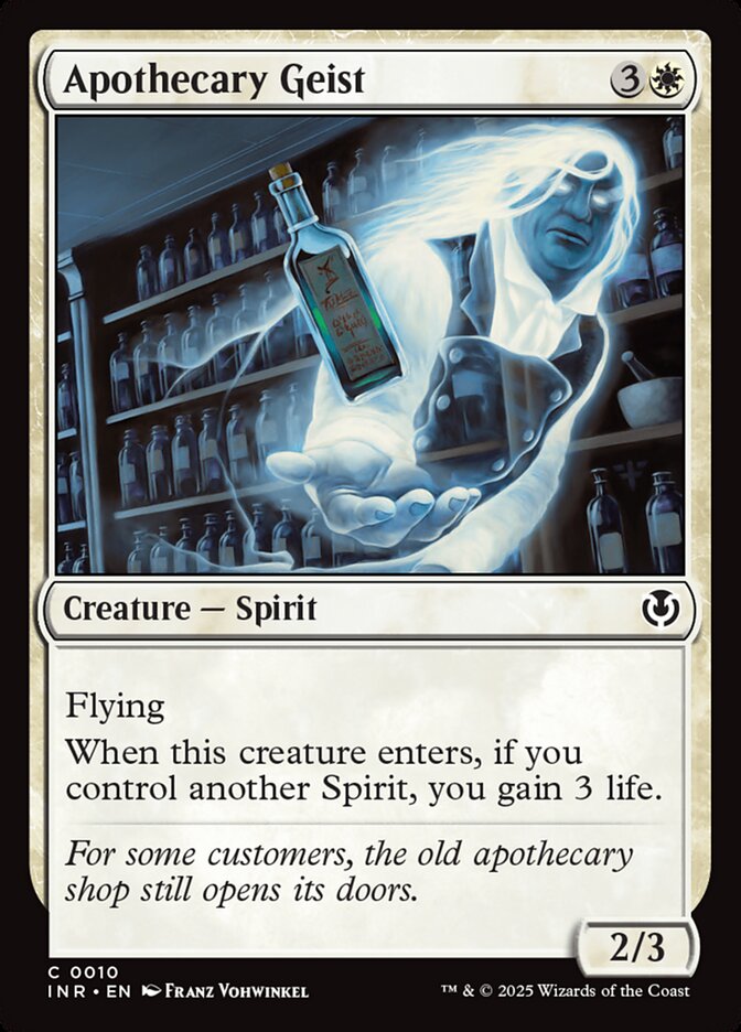 Apothecary Geist card front