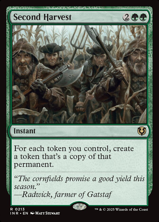 Second Harvest card front