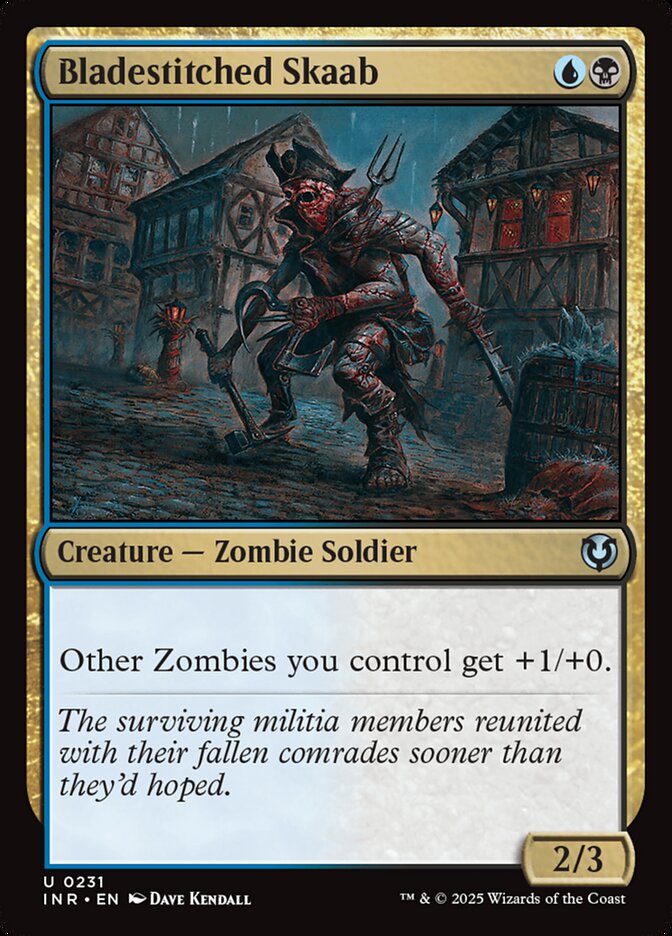Bladestitched Skaab card front