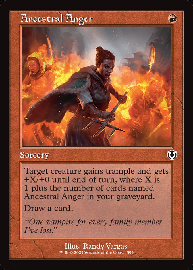 Ancestral Anger card front
