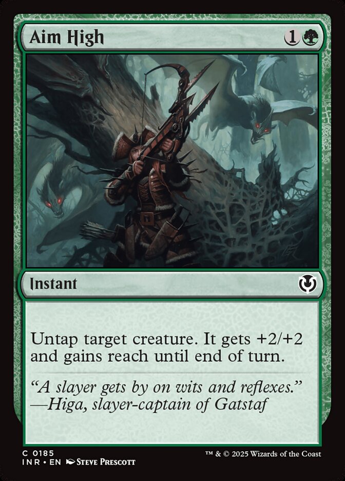 Aim High card front