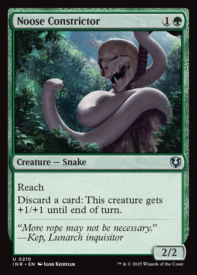 Noose Constrictor card front