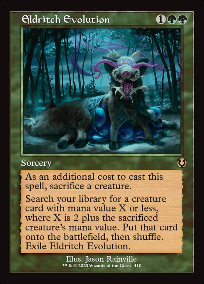 Eldritch Evolution card front