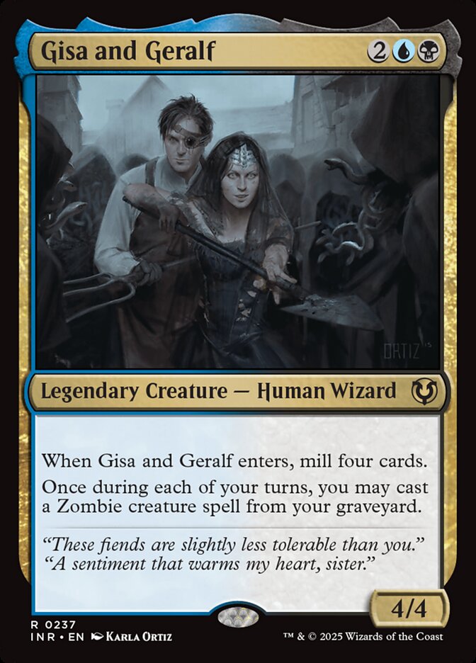 Gisa and Geralf card front