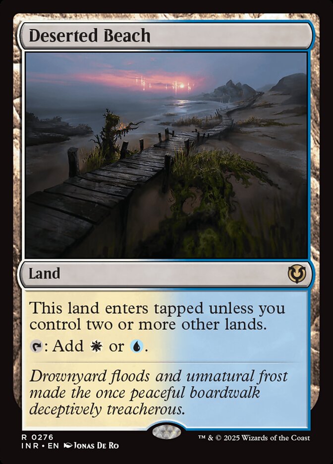 Deserted Beach card front