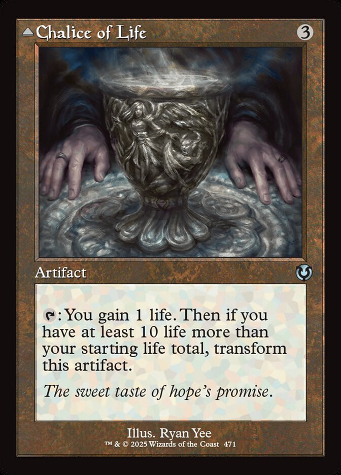 Chalice of Life card front
