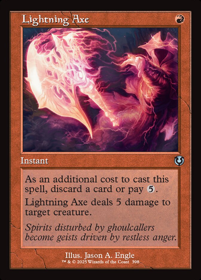 Lightning Axe card front
