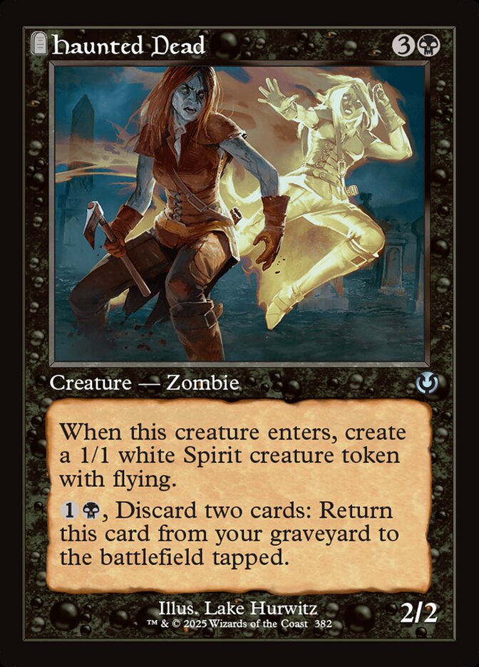 Haunted Dead card front