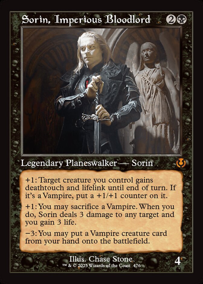 Sorin, Imperious Bloodlord card front