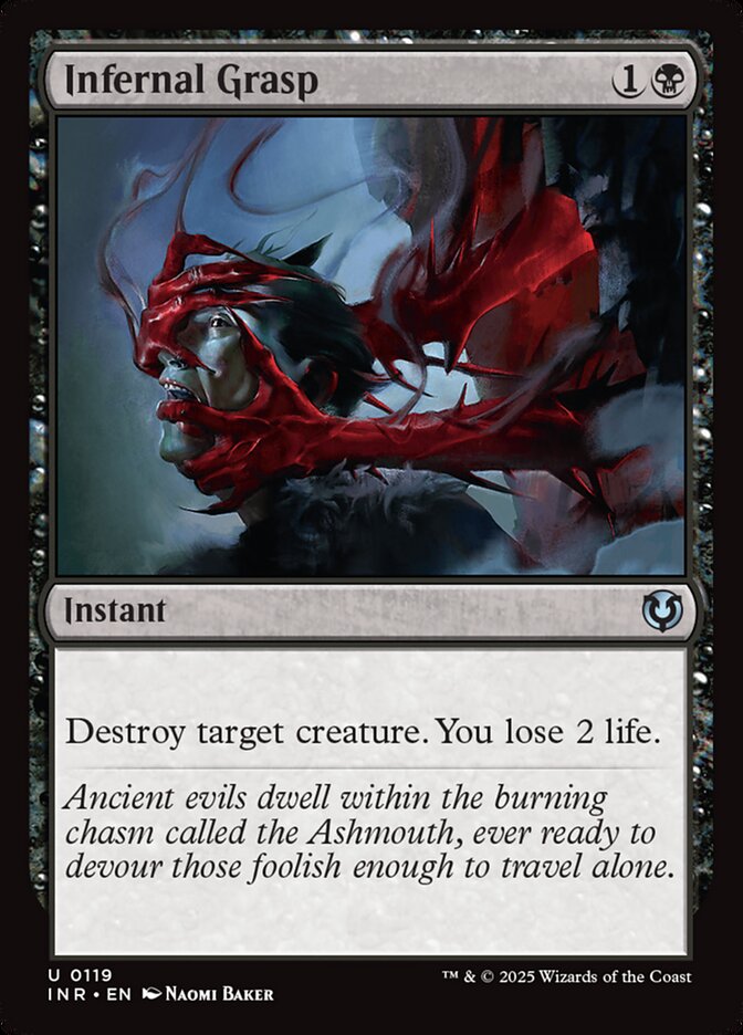 Infernal Grasp card front