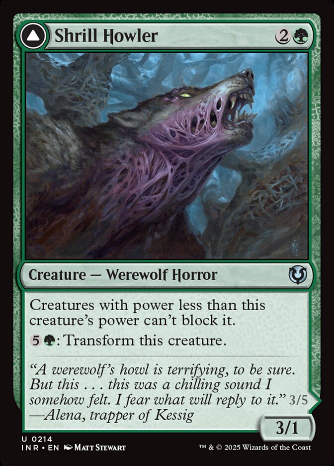 Shrill Howler card front