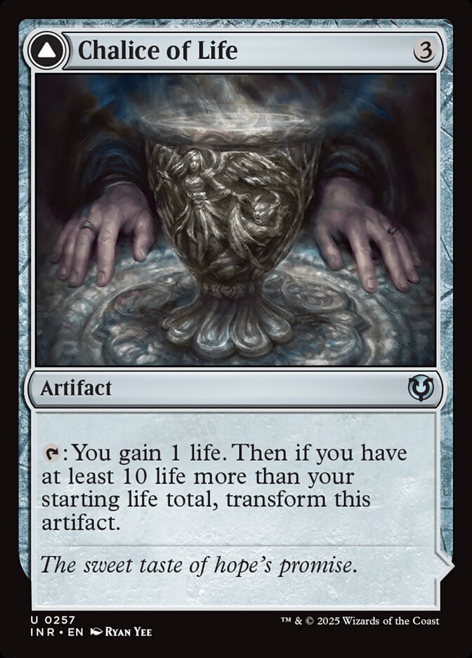 Chalice of Life card front