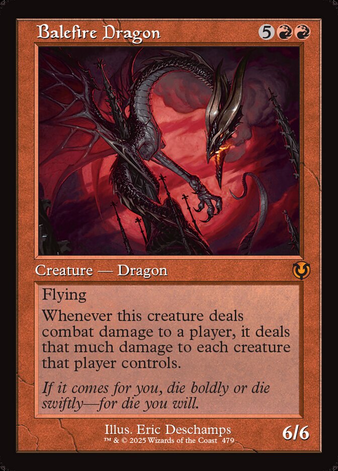 Balefire Dragon card front