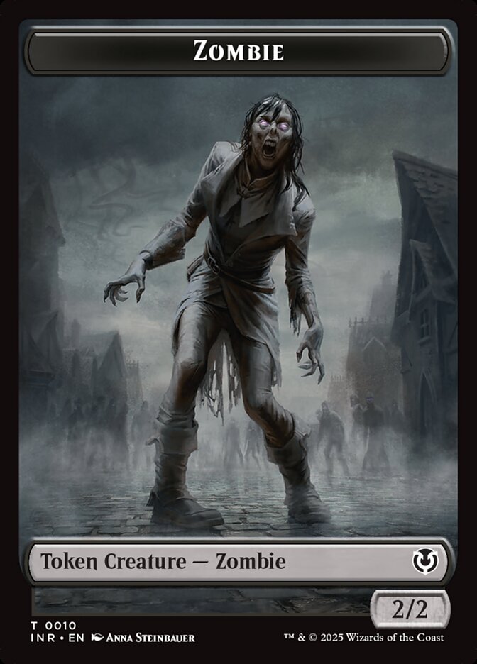 Zombie card front