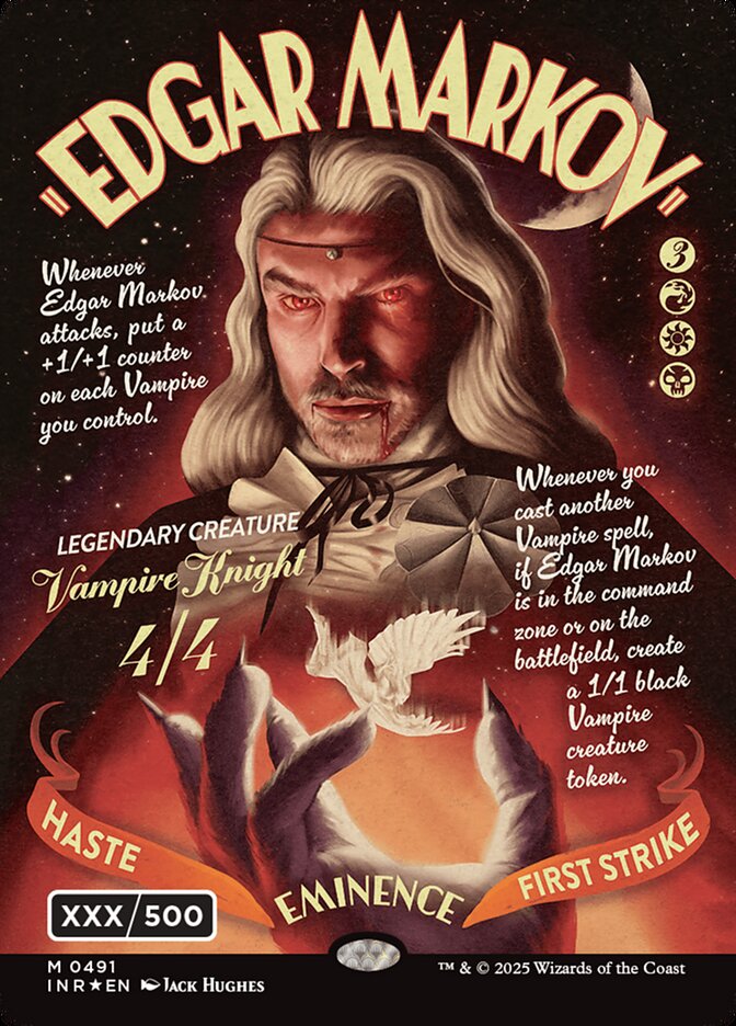 Edgar Markov card front