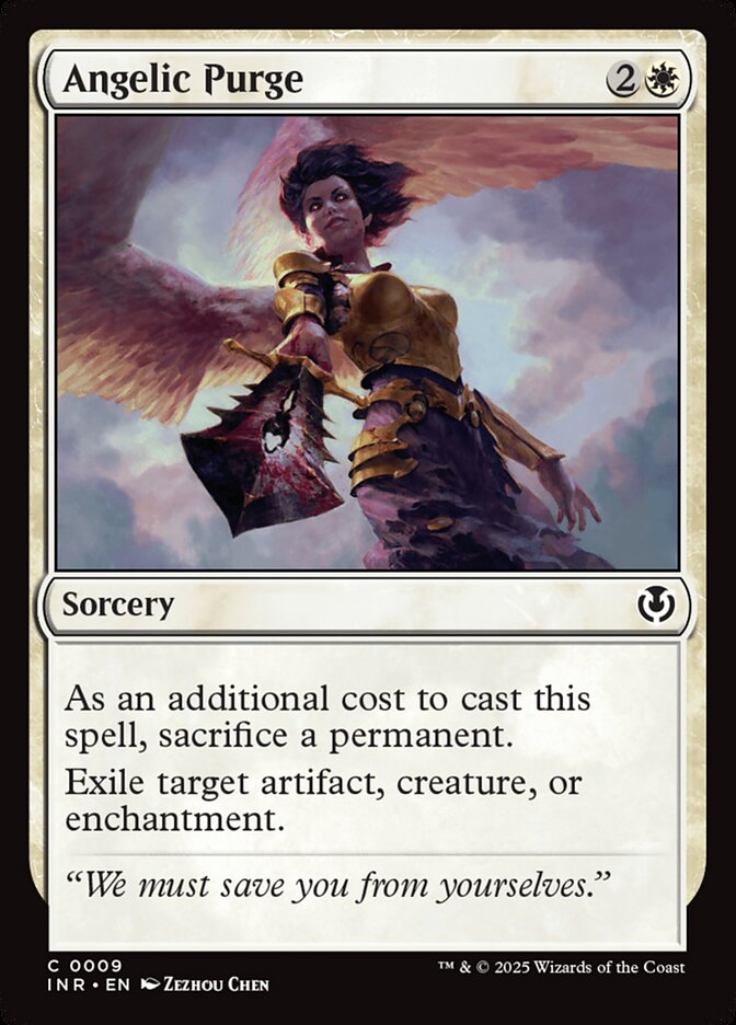 Angelic Purge card front