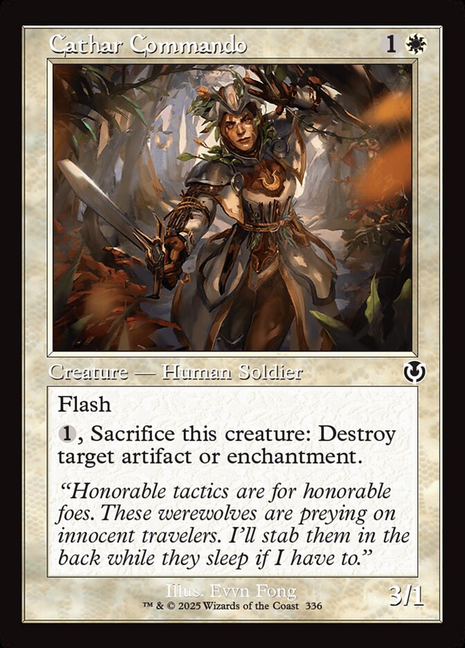 Cathar Commando card front