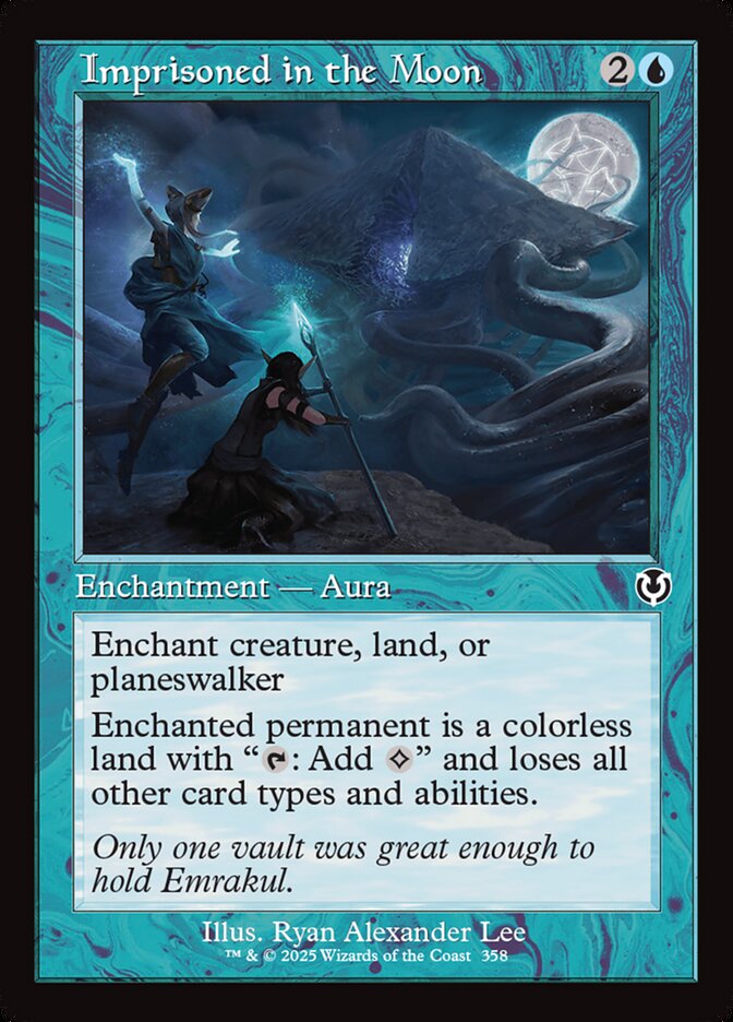 Imprisoned in the Moon card front