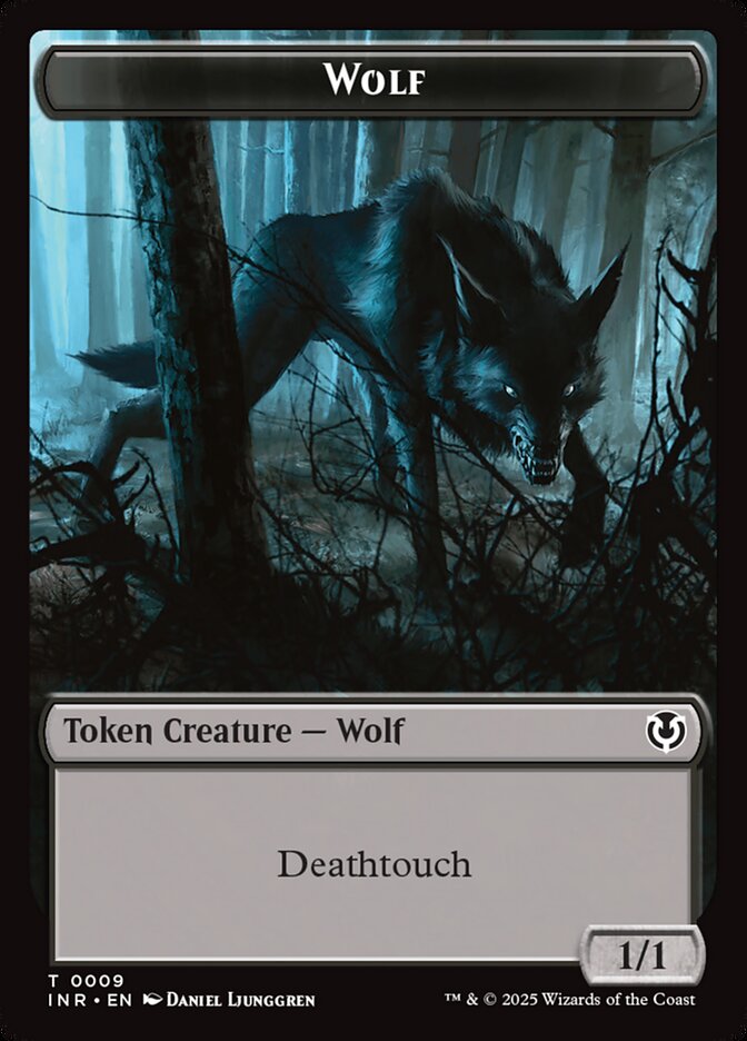 Wolf card front