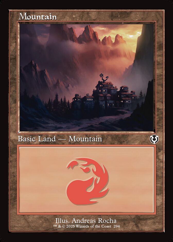 Mountain card front