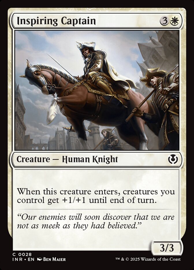 Inspiring Captain card front