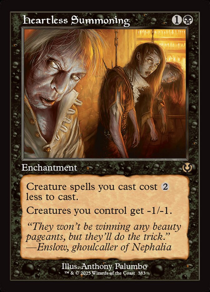 Heartless Summoning card front
