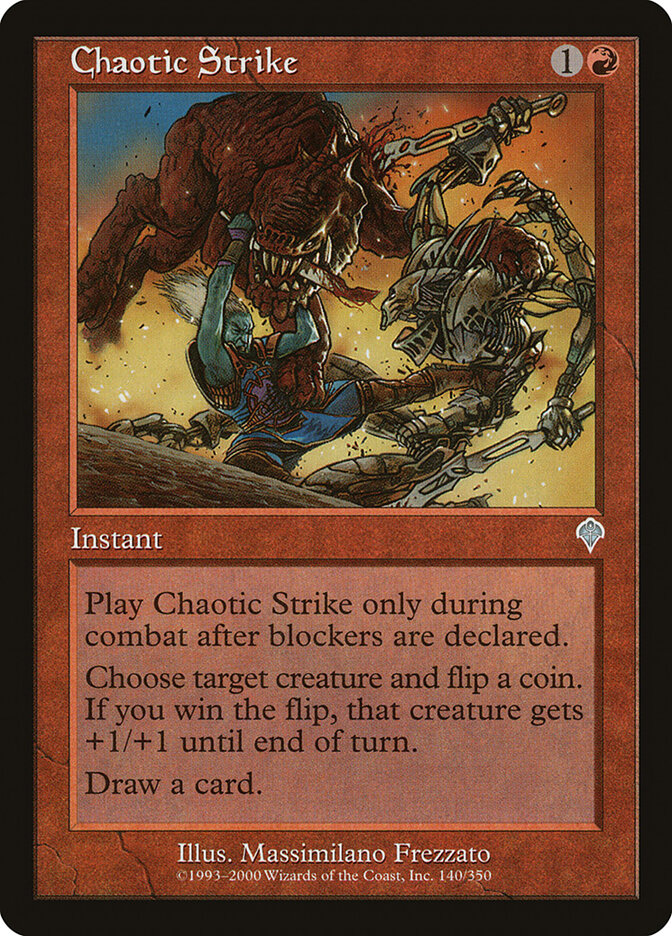 Chaotic Strike card front