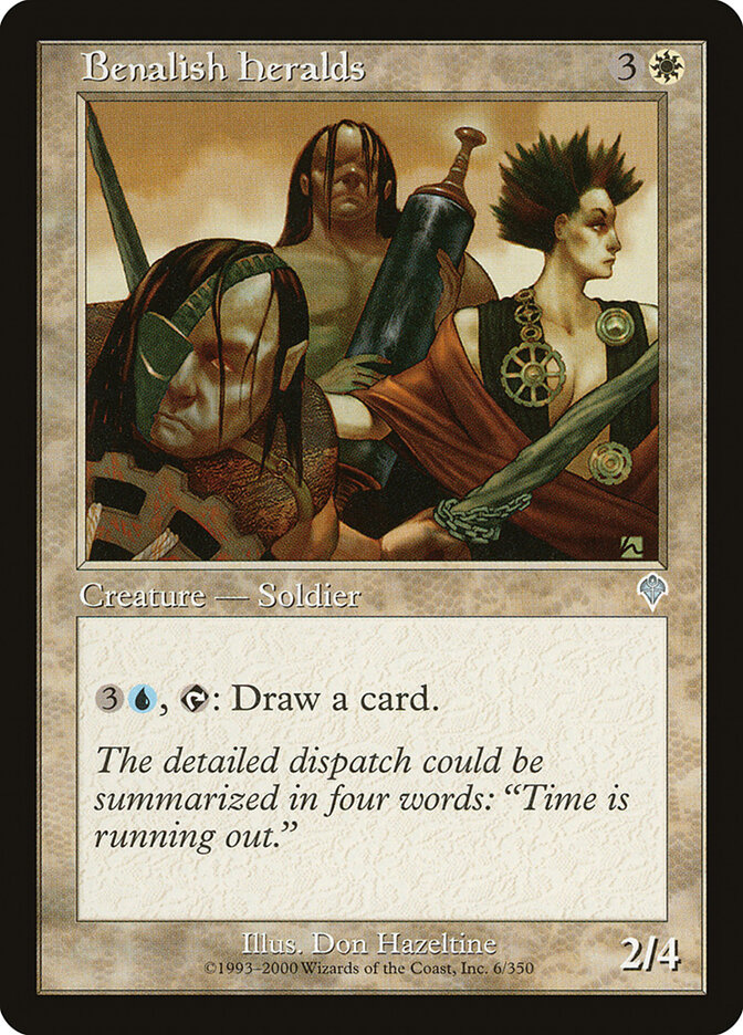 Benalish Heralds card front