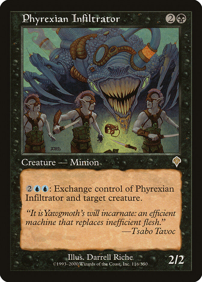 Phyrexian Infiltrator card front
