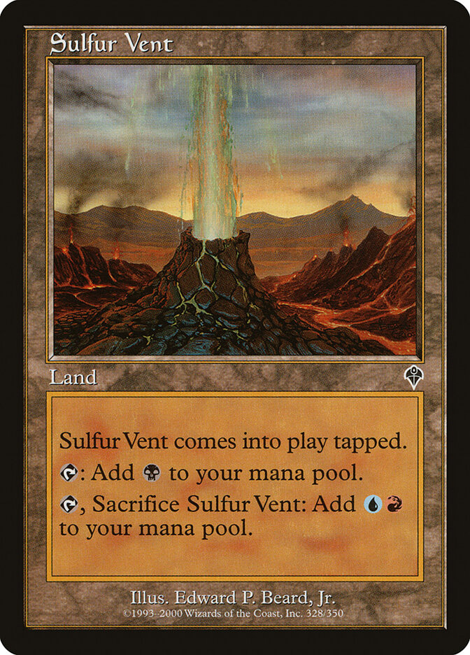 Sulfur Vent card front