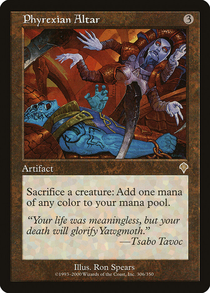 Phyrexian Altar card front