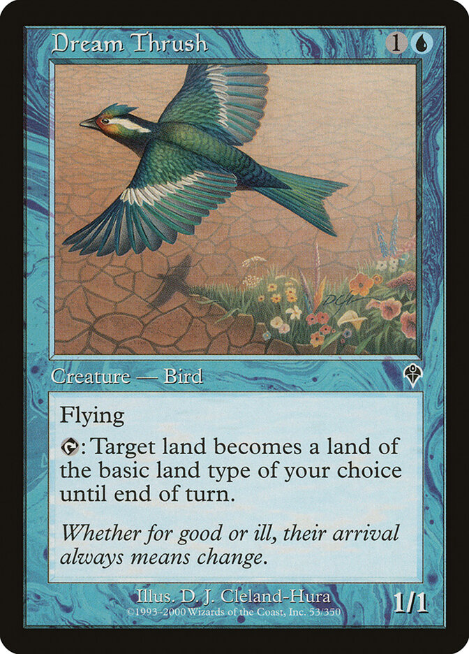 Dream Thrush card front
