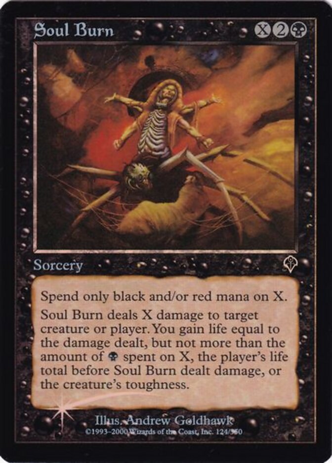 Soul Burn card front