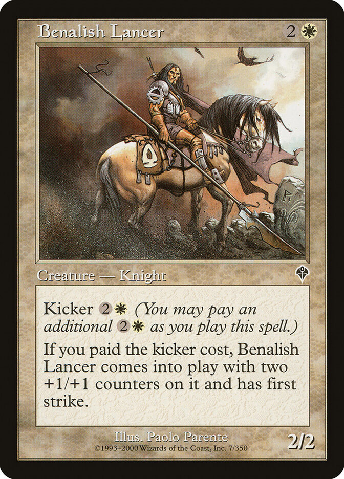 Benalish Lancer card front