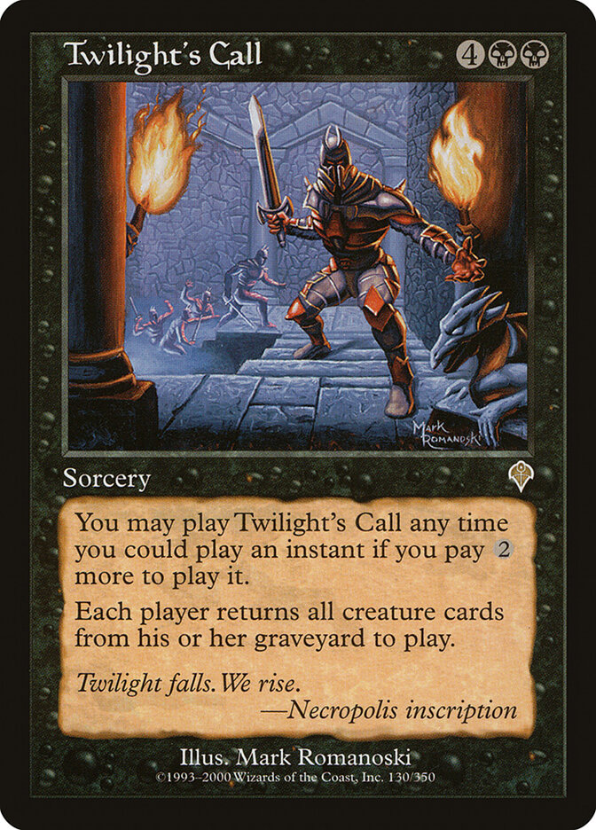 Twilight's Call card front