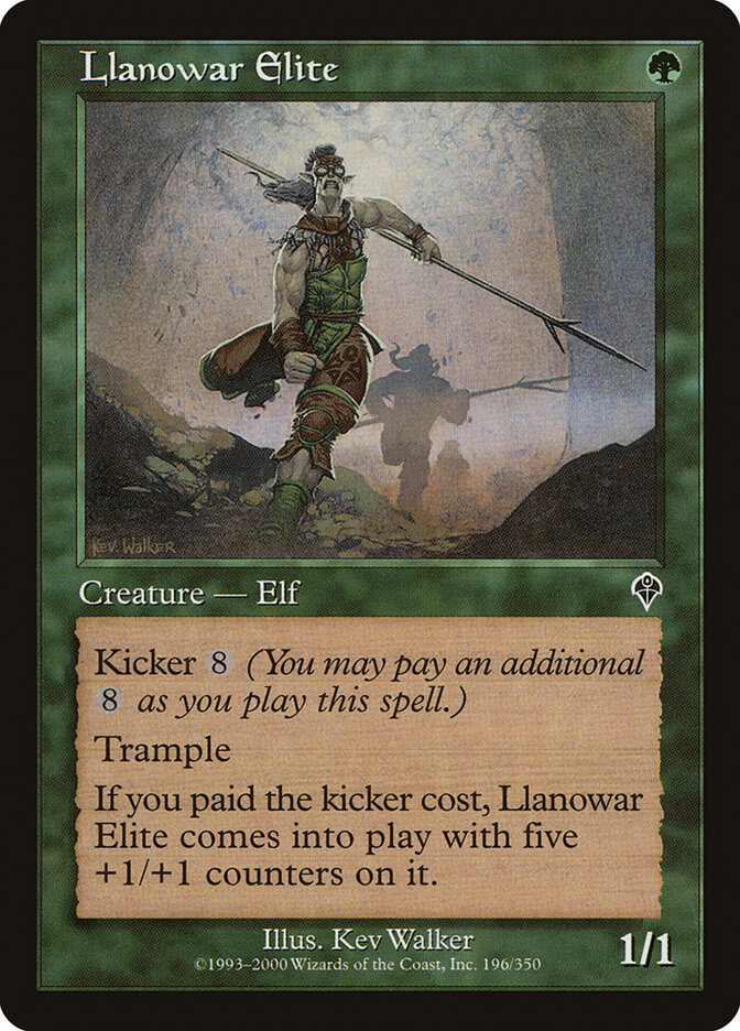 Llanowar Elite card front