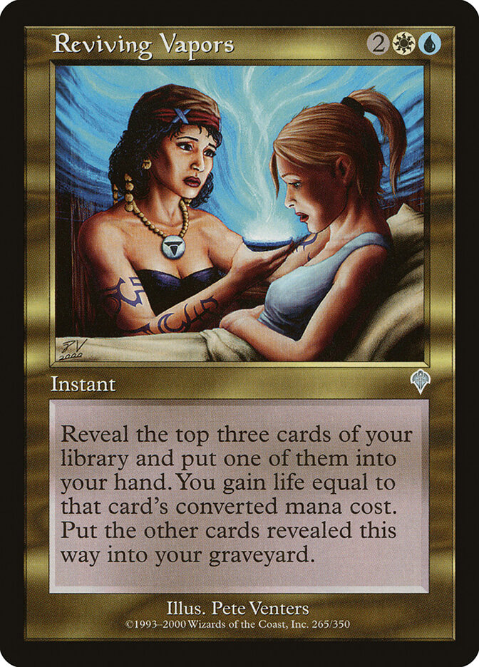 Reviving Vapors card front
