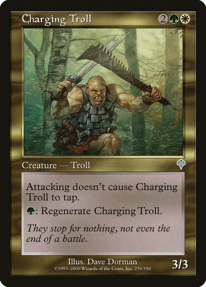 Charging Troll card front