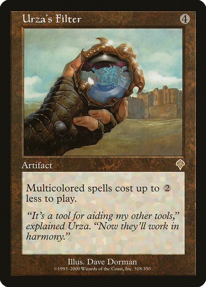 Urza's Filter card front