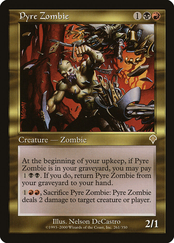 Pyre Zombie card front