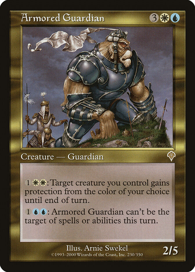 Armored Guardian card front