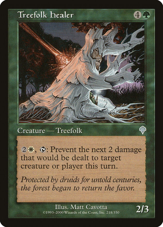Treefolk Healer card front