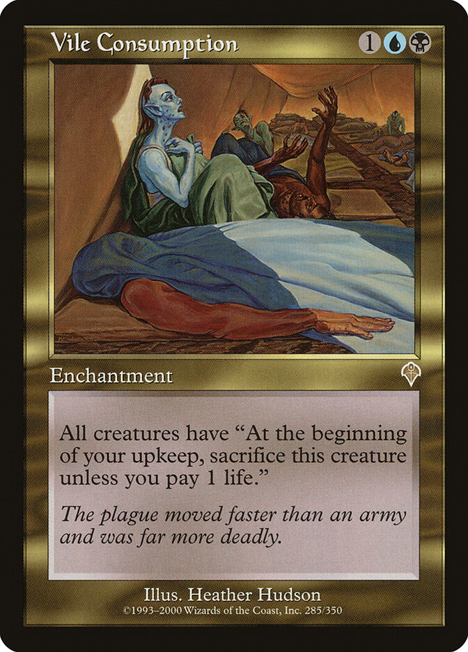 Vile Consumption card front