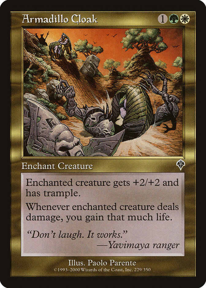 Armadillo Cloak card front