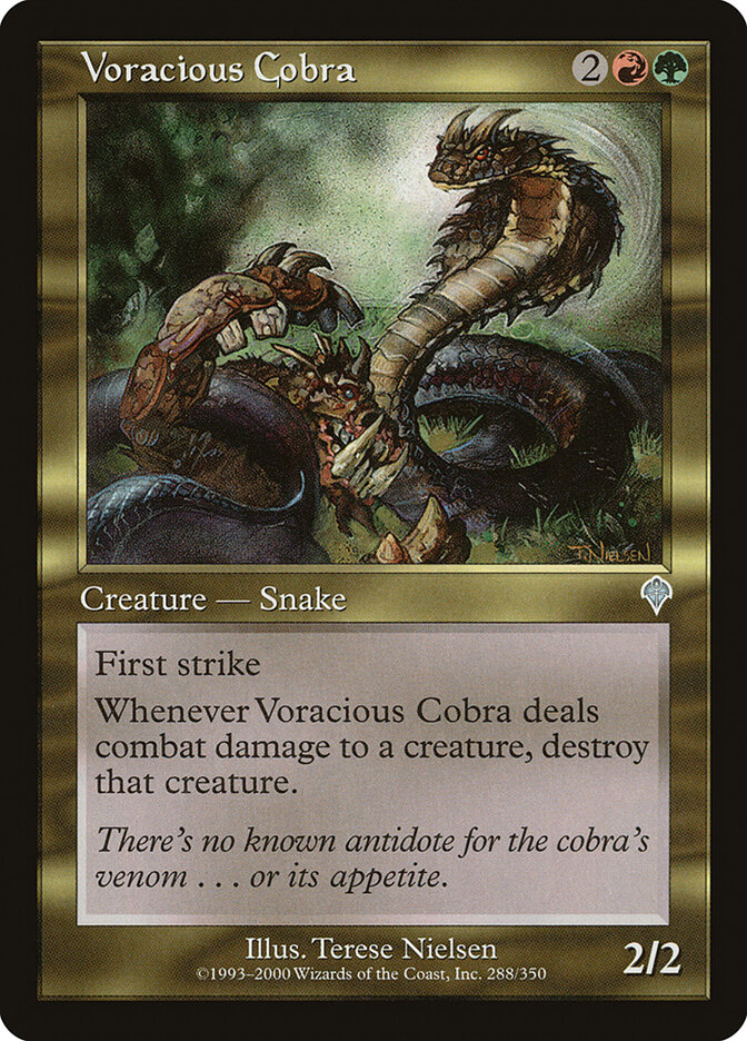 Voracious Cobra card front