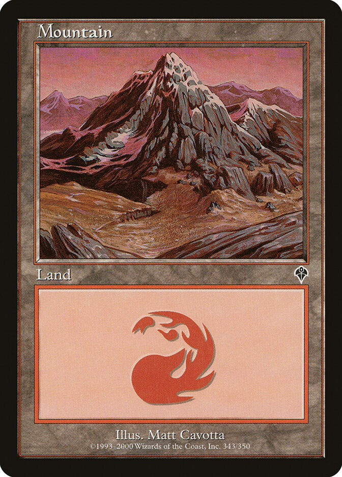 Mountain card front