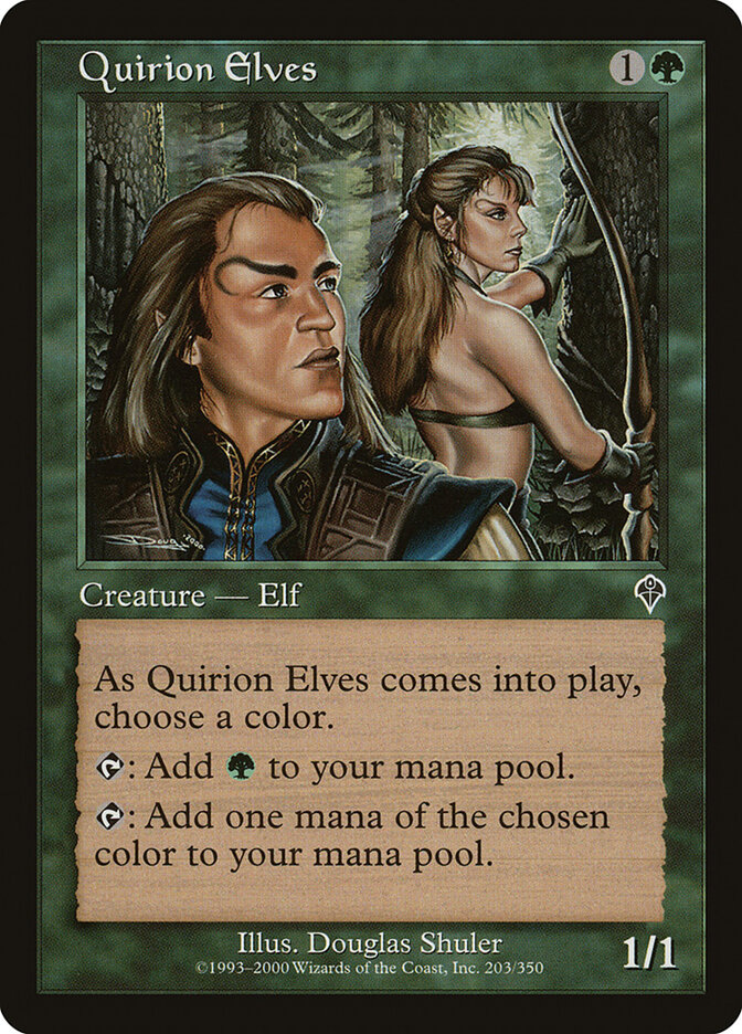 Quirion Elves card front